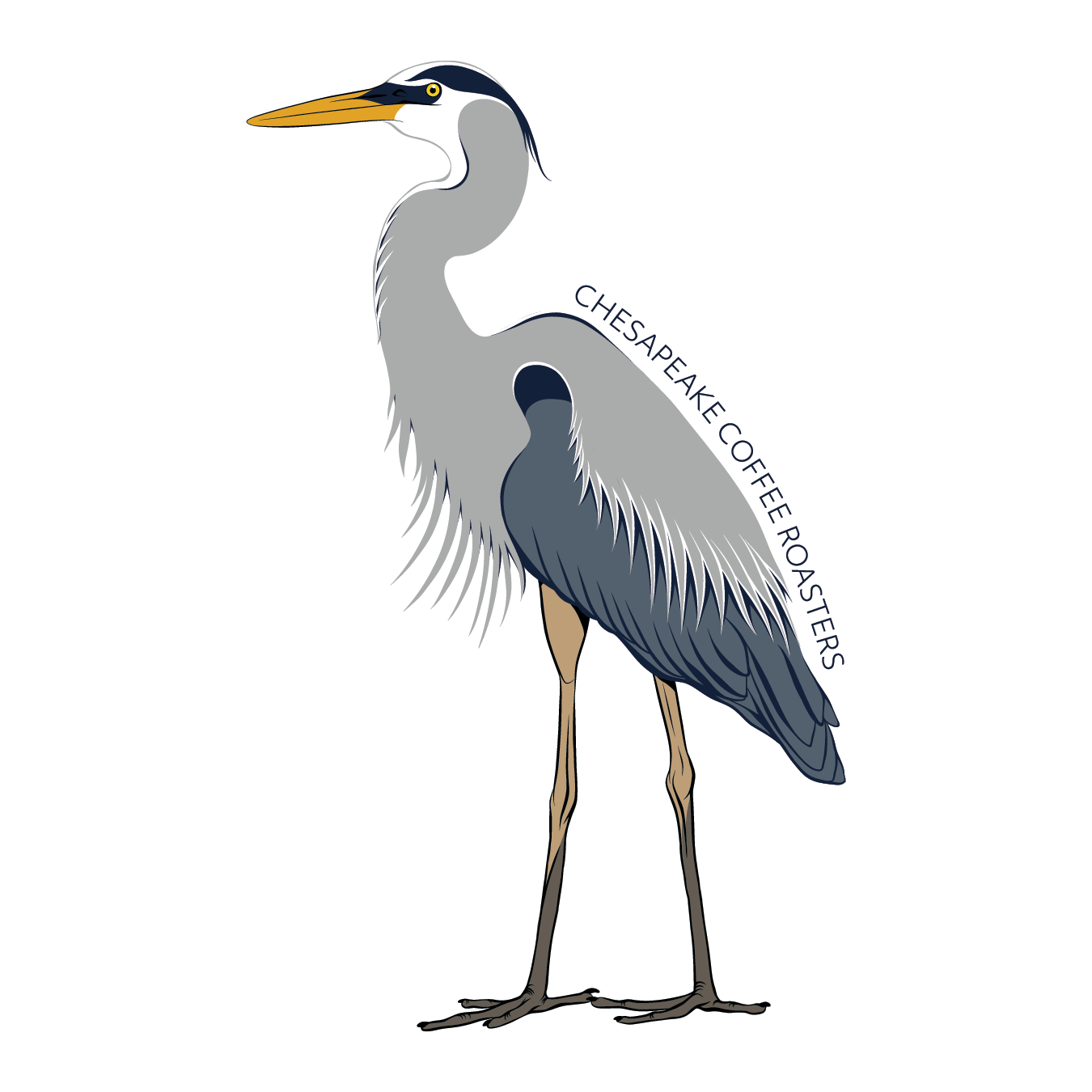 CCR Heron Sticker